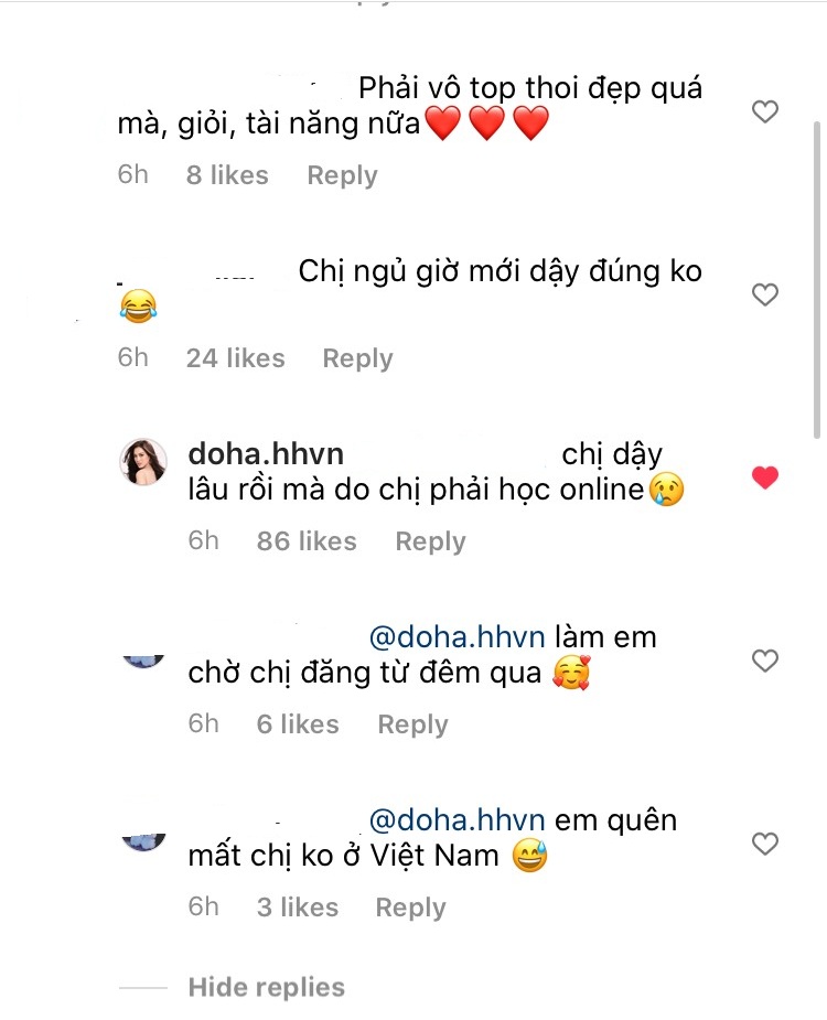 Biết tin vào Top 40 Miss World, Đỗ Thị Hà vẫn không bỏ buổi học online ở trường đại học - Ảnh 2