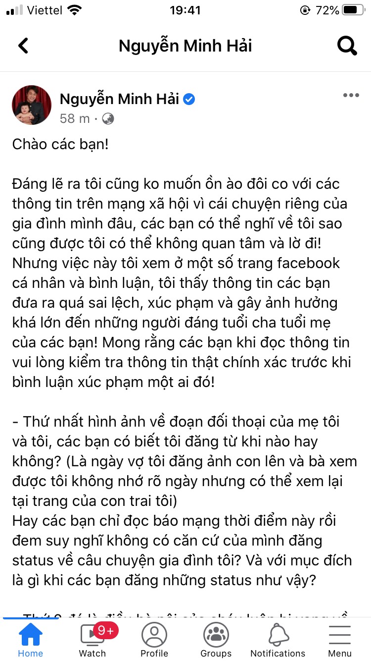 Hòa Minzy đang 'cách ly một mình, chữa bệnh và đau lòng', Minh Hải nhắn nhủ: 'Có gì cứ gọi anh' - Ảnh 1