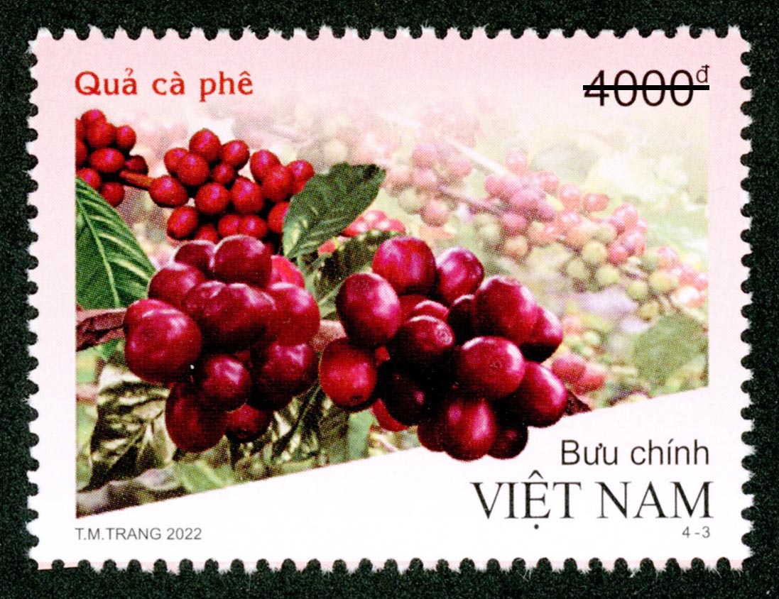 Việt Nam phát hành bộ tem có mùi cà phê - Ảnh 4