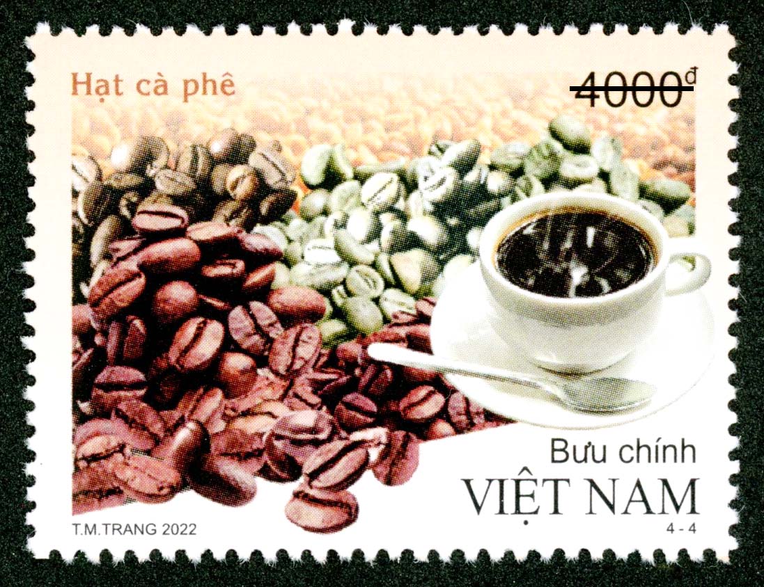 Việt Nam phát hành bộ tem có mùi cà phê - Ảnh 2