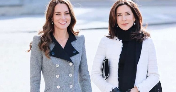 Hai nàng dâu của hoàng gia châu Âu - Công nương Kate và Vương phi Đan Mạch - lần đầu đọ sắc