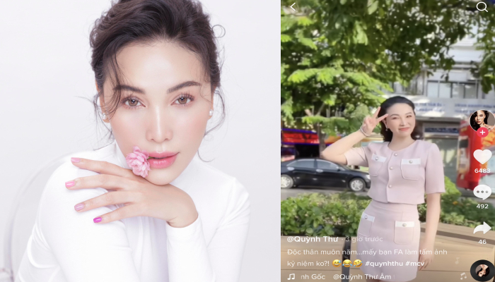 Quỳnh Thư bất ngờ tuyên bố độc thân, netizen thắc mắc: "Rồi chồng Diệp Lâm Anh đâu chị?"