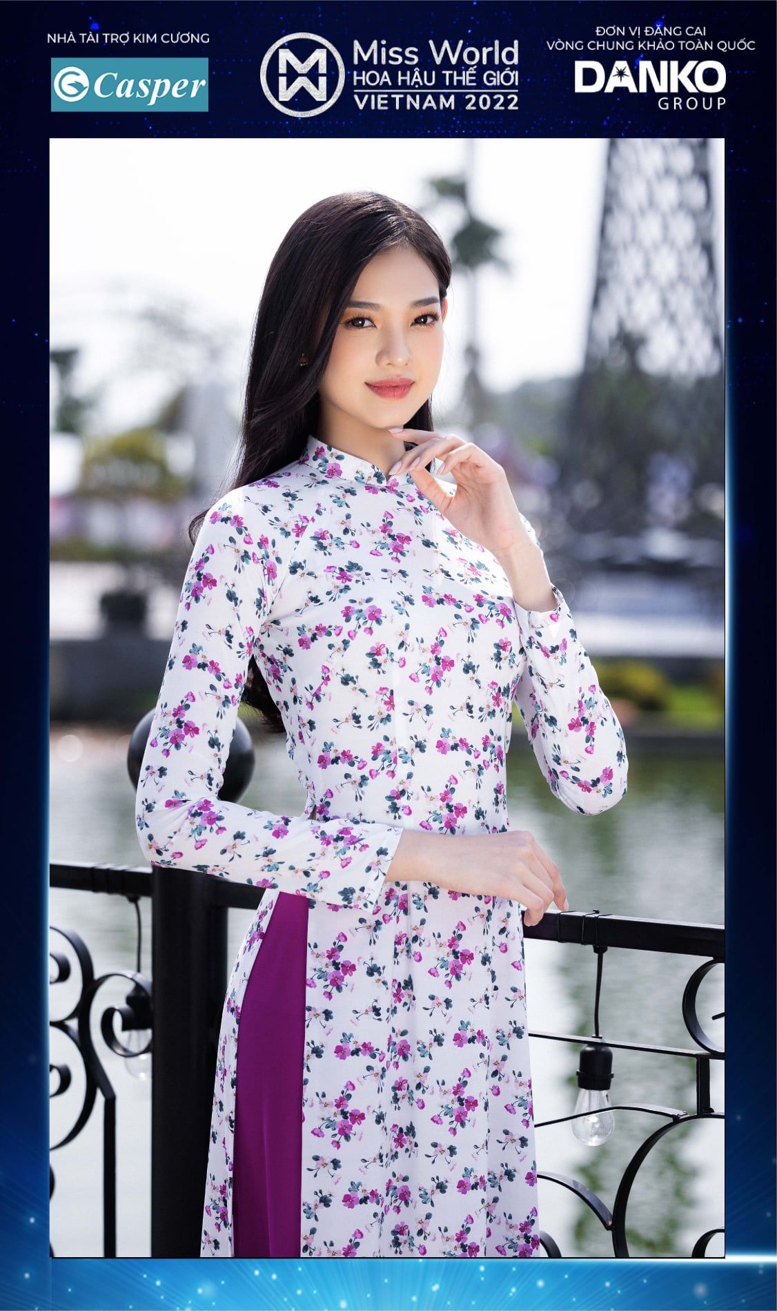 Nhan sắc như Cô Ba Sài Gòn tái thế của Bé Quyên - đối thủ của Nam Em tại Miss World Vietnam - Ảnh 1