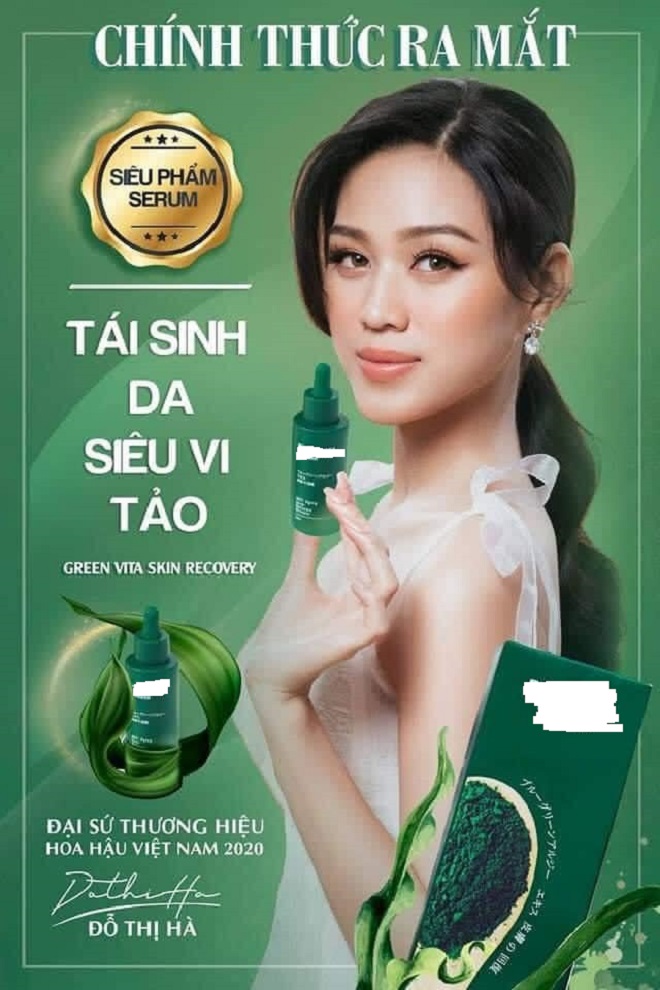 Sản phẩm Hoa hậu Đỗ Thị Hà quảng cáo bị tố dùng xong mặt nổi sừng, trị da liễu gần 5 triệu - Ảnh 1
