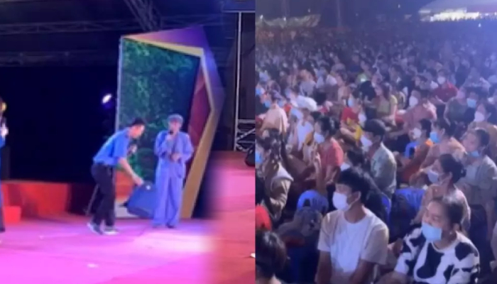 Hoài Linh tái xuất với sân khấu hội chợ, diễn hài nhưng khán giả không cười một tiếng?