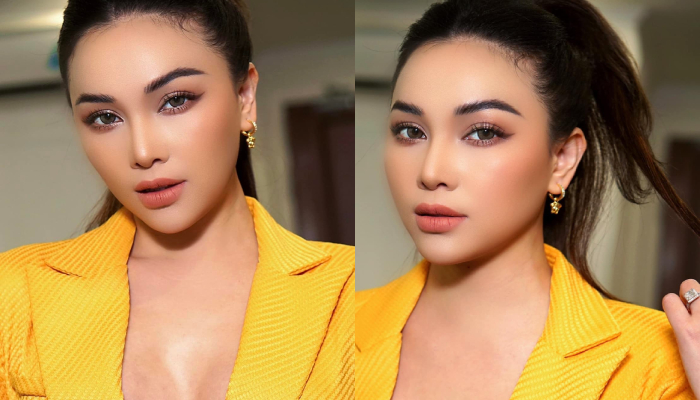 Quỳnh Thư "thả rông" vòng 1 nói đạo lý về hạnh phúc: Chỉ cần đúng người, muộn 1 chút không sao