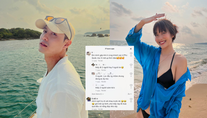 Netizen bắt gặp Thanh Sơn - Khả Ngân ở cùng khách sạn tại Phú Quốc