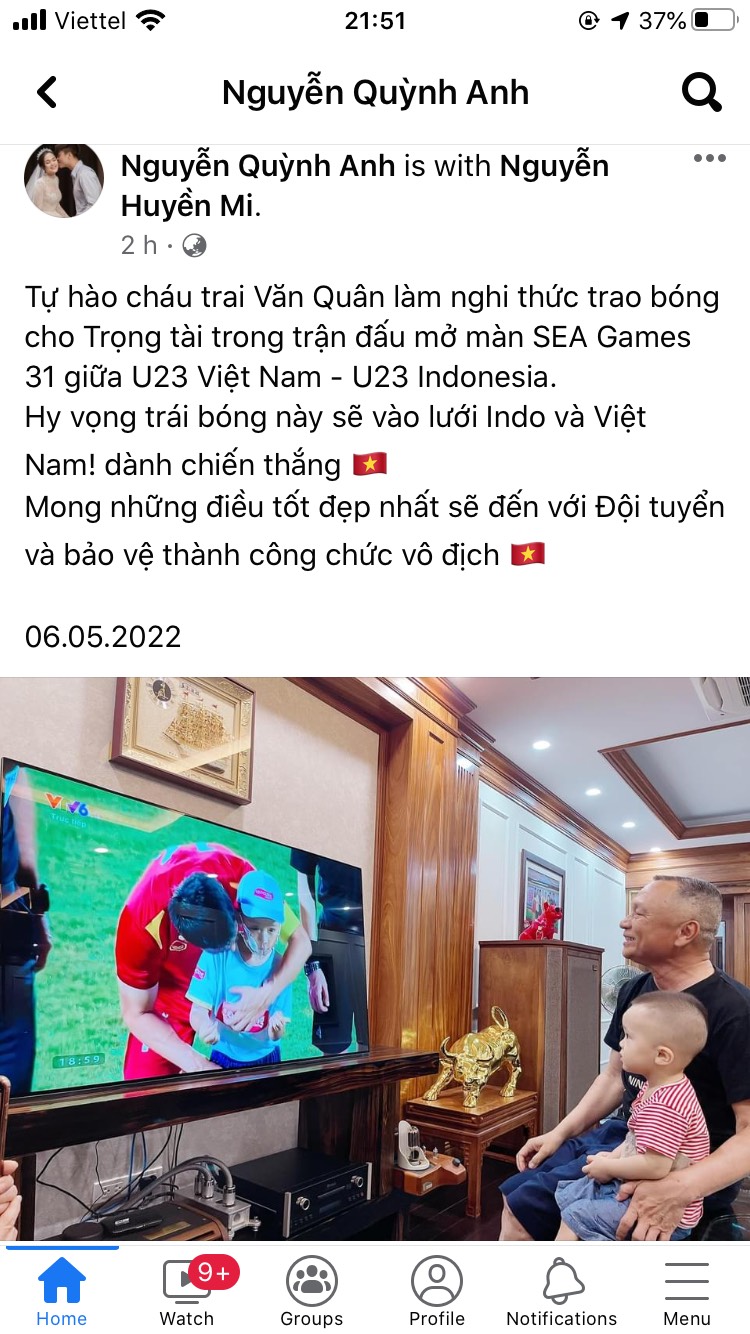 Cậu bé 'thần may mắn' của U23 Việt Nam trong trận mở màn bóng đá nam Sea Games 31 là ai? - Ảnh 3