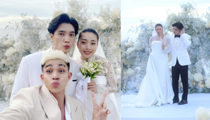 Danh tính người nhận được hoa cưới tại đám cưới Ngô Thanh Vân - Huy Trần