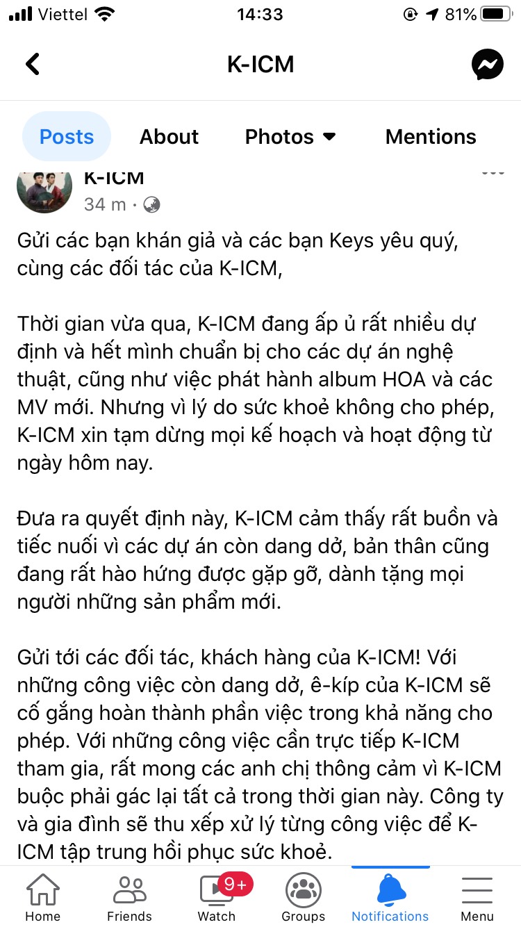 K-ICM bất ngờ gửi lời xin lỗi khán giả, đối tác, tuyên bố tạm dừng các hoạt động kể từ hôm nay - Ảnh 2