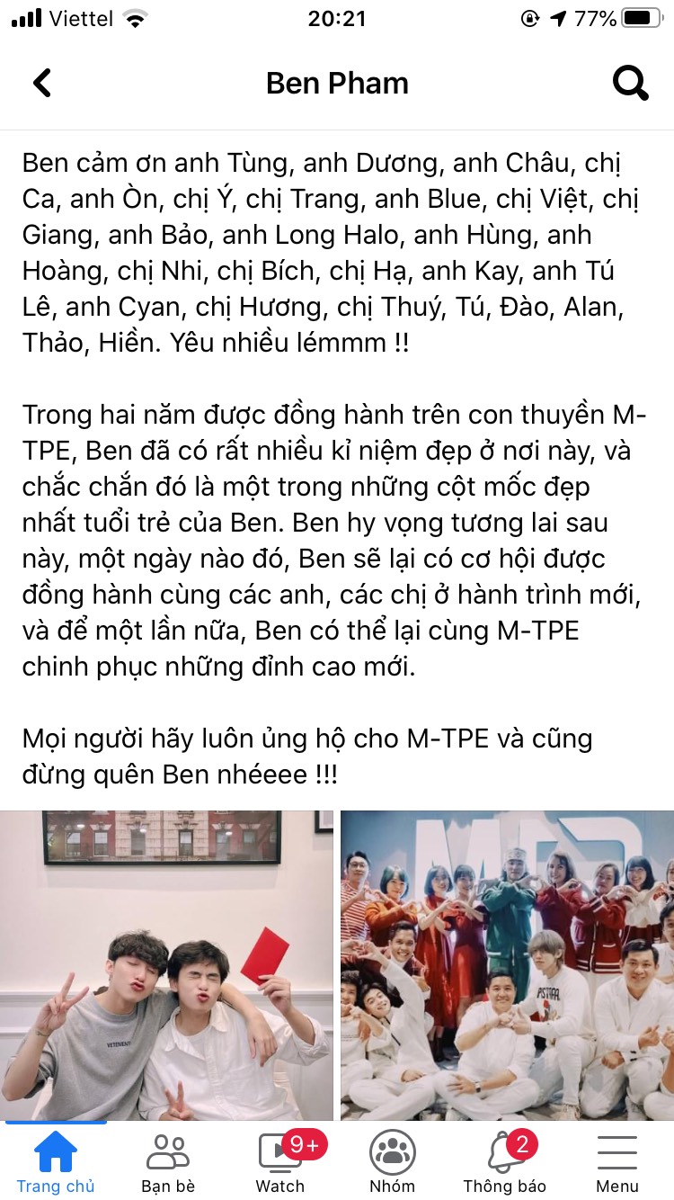 Giám đốc sáng tạo nói lời chia tay công ty Sơn Tùng sau hai năm gắn bó - Ảnh 1