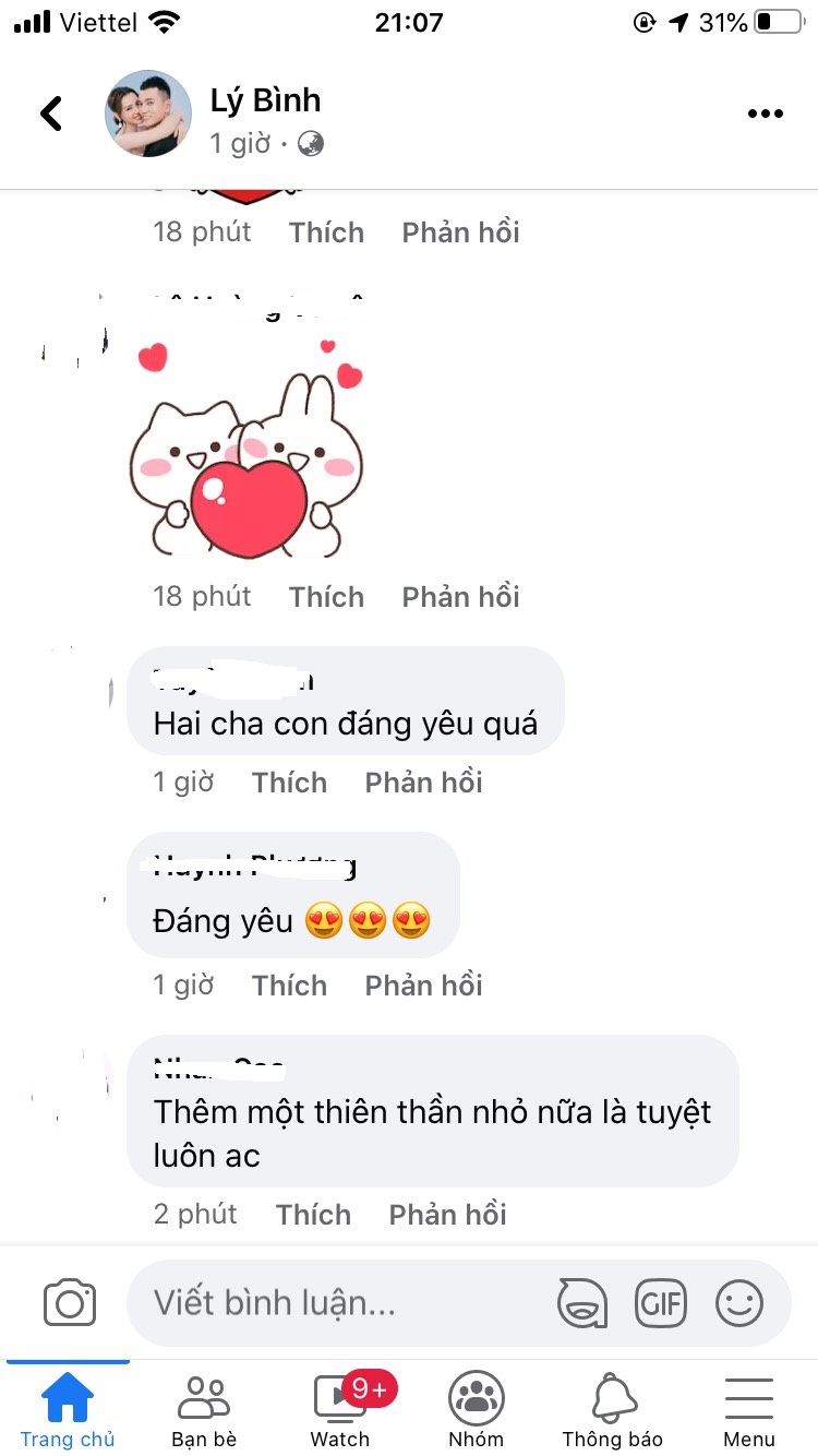 Lý Bình khoe khung hình ba người hạnh phúc, dân mạng chỉ giục mau chóng có tin vui - Ảnh 1