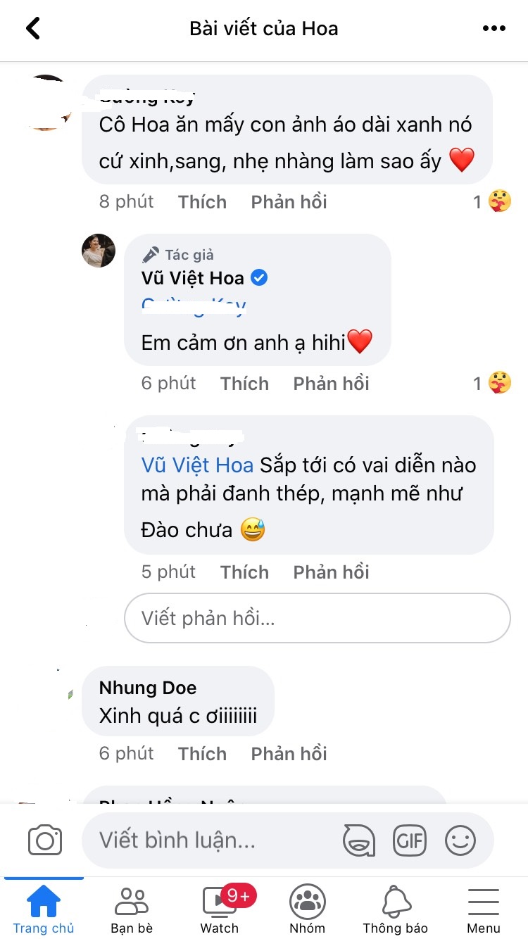 Việt Hoa xinh như tranh vẽ trong loạt ảnh diện áo dài xanh - Ảnh 3