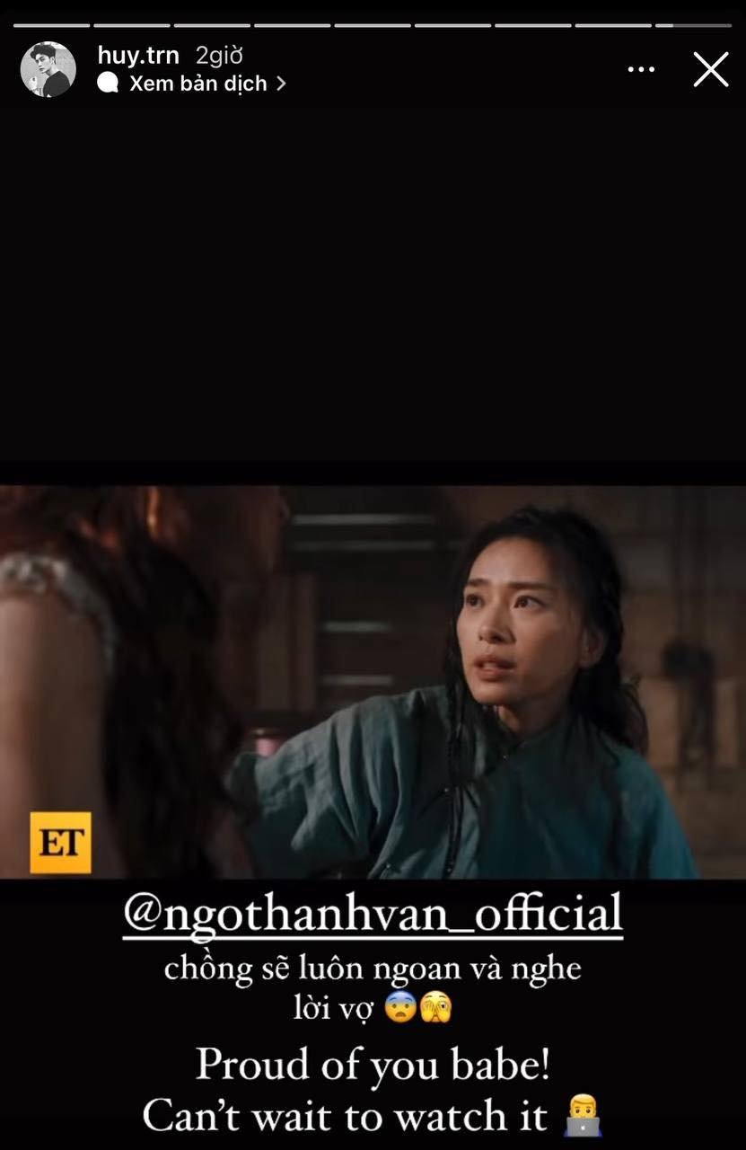 Giữa trưa, Huy Trần bất ngờ nhắn nhủ Ngô Thanh Vân: 