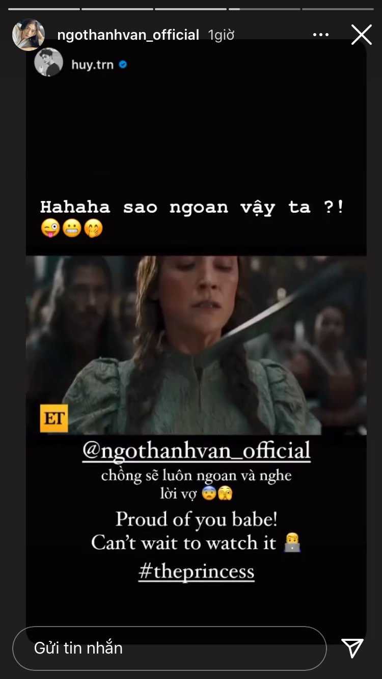 Giữa trưa, Huy Trần bất ngờ nhắn nhủ Ngô Thanh Vân: 