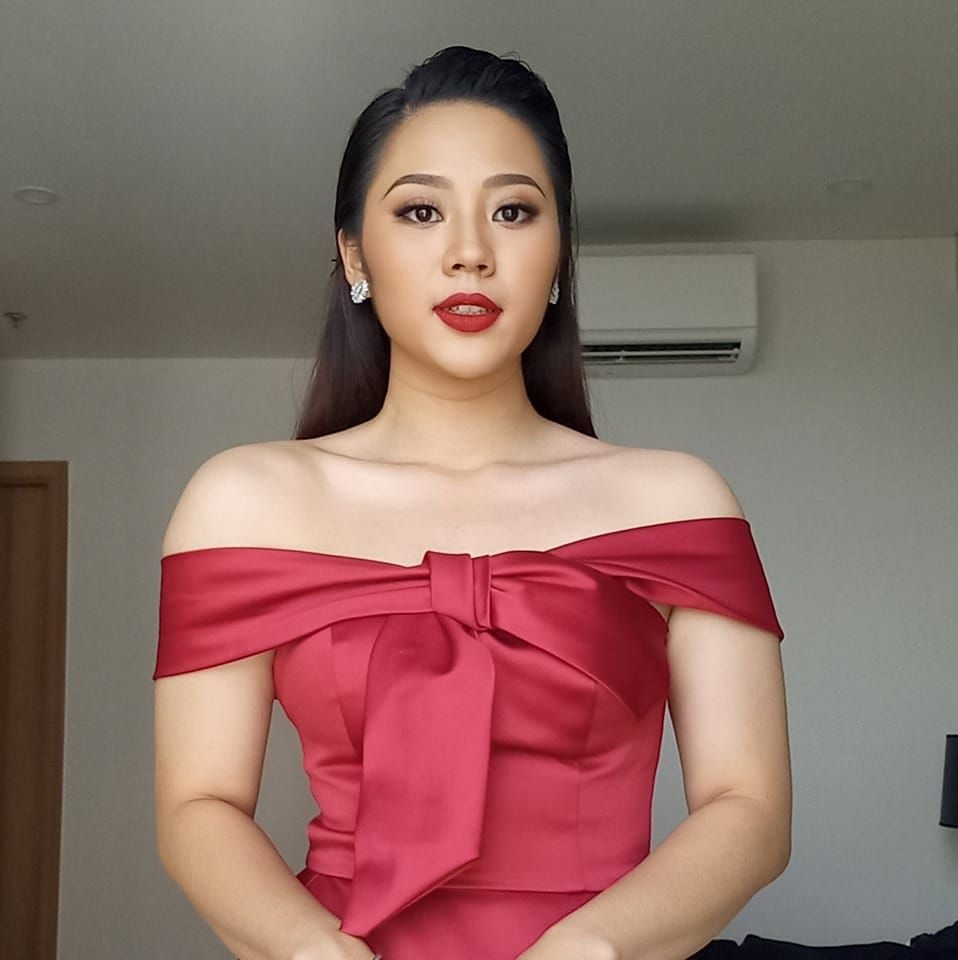 Thí sinh có vòng ba gần 100cm tại Hoa hậu Hoàn vũ Việt Nam 2022 - Ảnh 1