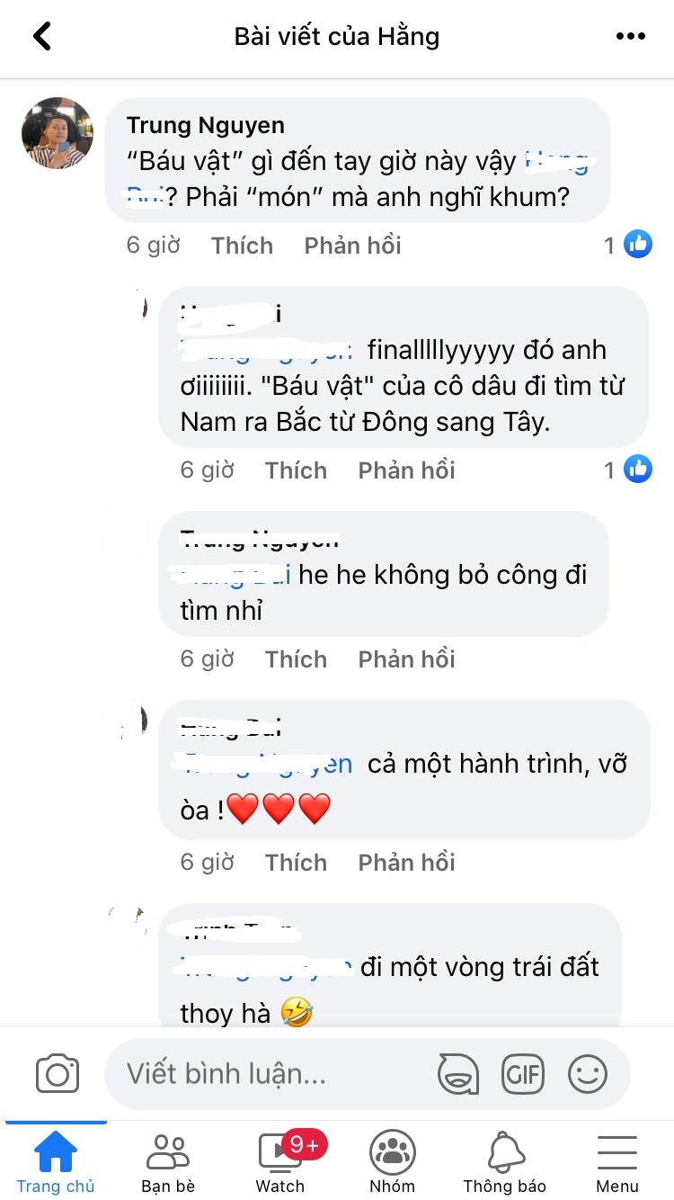 Minh Hằng vỡ òa khi nhận được món 