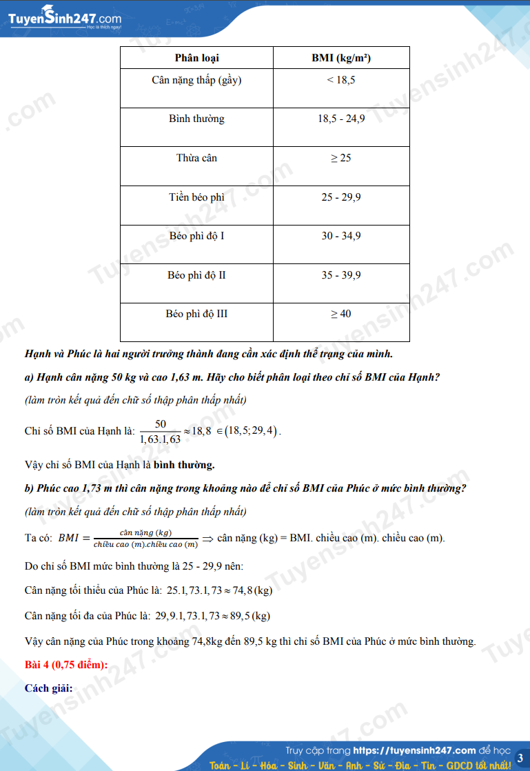 Đáp án đề thi môn Toán thi vào lớp 10 THPT TP. HCM 2022 - Ảnh 1