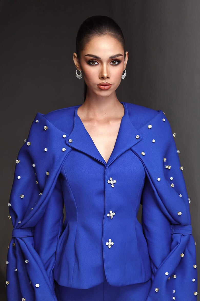 Ngắm nhan sắc Mỹ nhân lai đăng quang Hoa hậu Hoàn vũ Campuchia 2022 - Ảnh 4