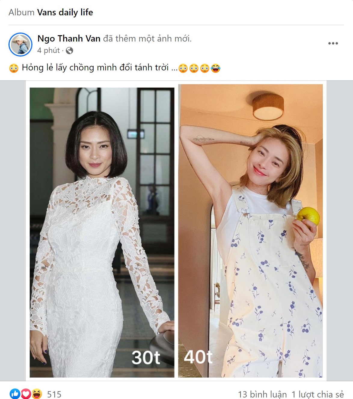 Ngô Thanh Vân than trời vì lấy chồng bỗng 