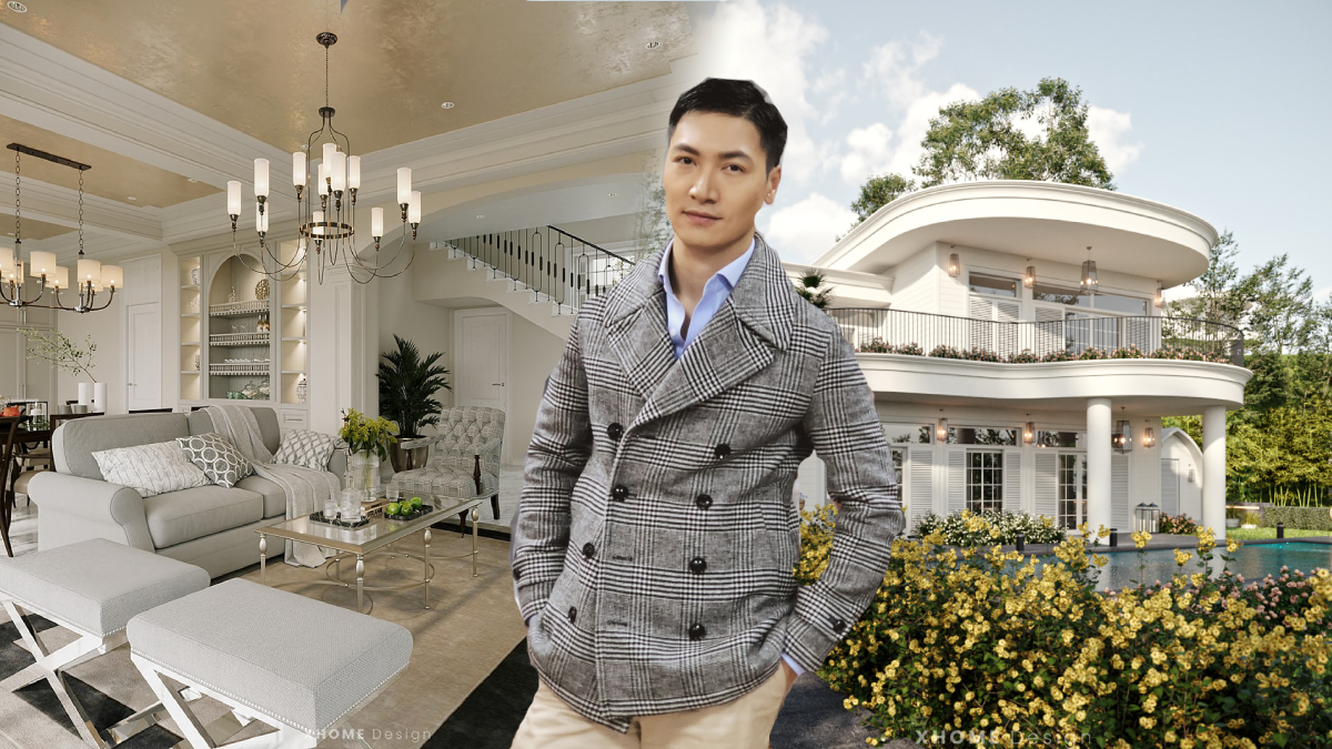 Mạnh Trường sắm biệt thự phong cách châu Âu sau 1 năm ngừng đóng phim