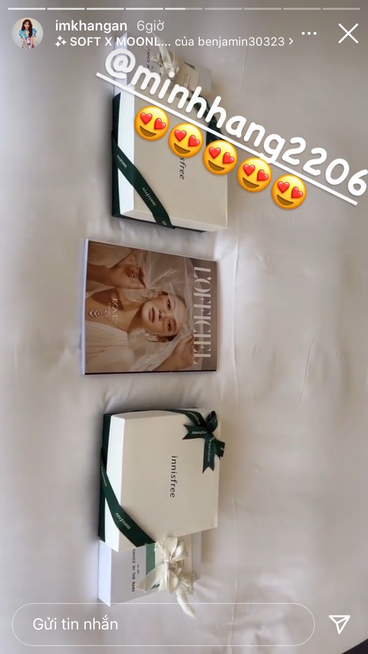 Minh Hằng xinh xắn trong tiệc độc thân, tiết lộ quà 