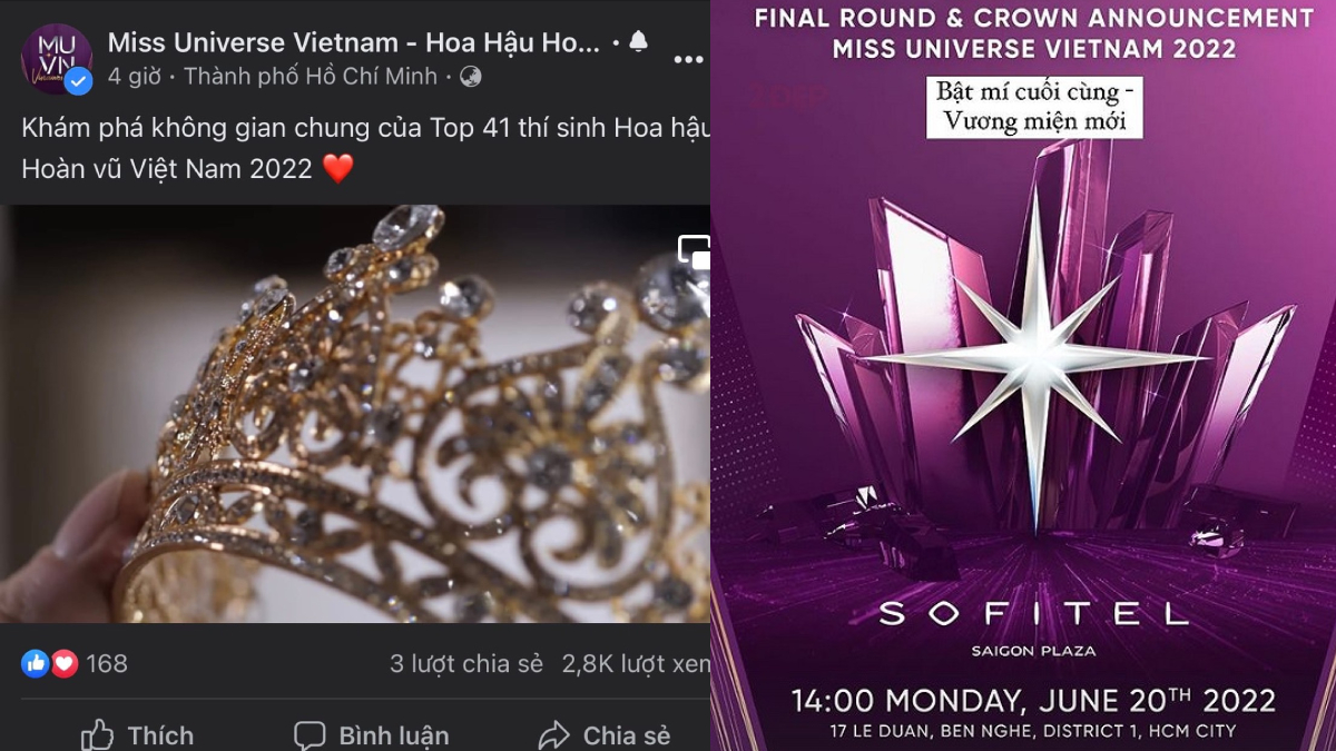 Lộ diện hình ảnh chính thức của vương miện "triệu đô" Hoa hậu Hoàn vũ Việt Nam 2022