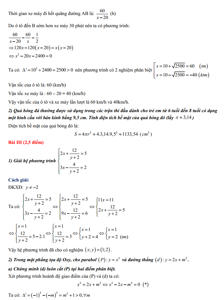 Gợi ý đáp án đề thi môn Toán thi vào lớp 10 THPT TP. Hà Nội 2022 - Ảnh 3