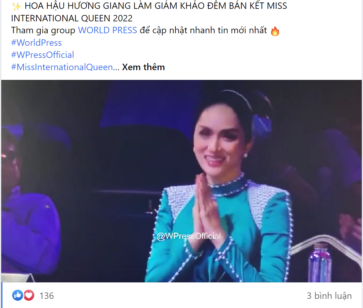 Đêm Bán kết Miss International Queen 2022: Trân Đài tỏa sáng, Hương Giang nổi bật trên ghế giám khảo - Ảnh 1