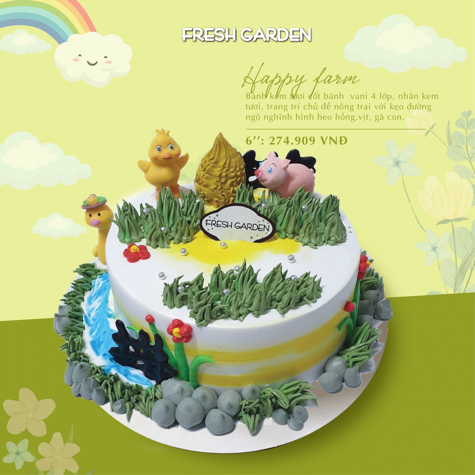 999+ Mẫu bánh sinh nhật đẹp, đơn giản hiện đại - Ảnh 2