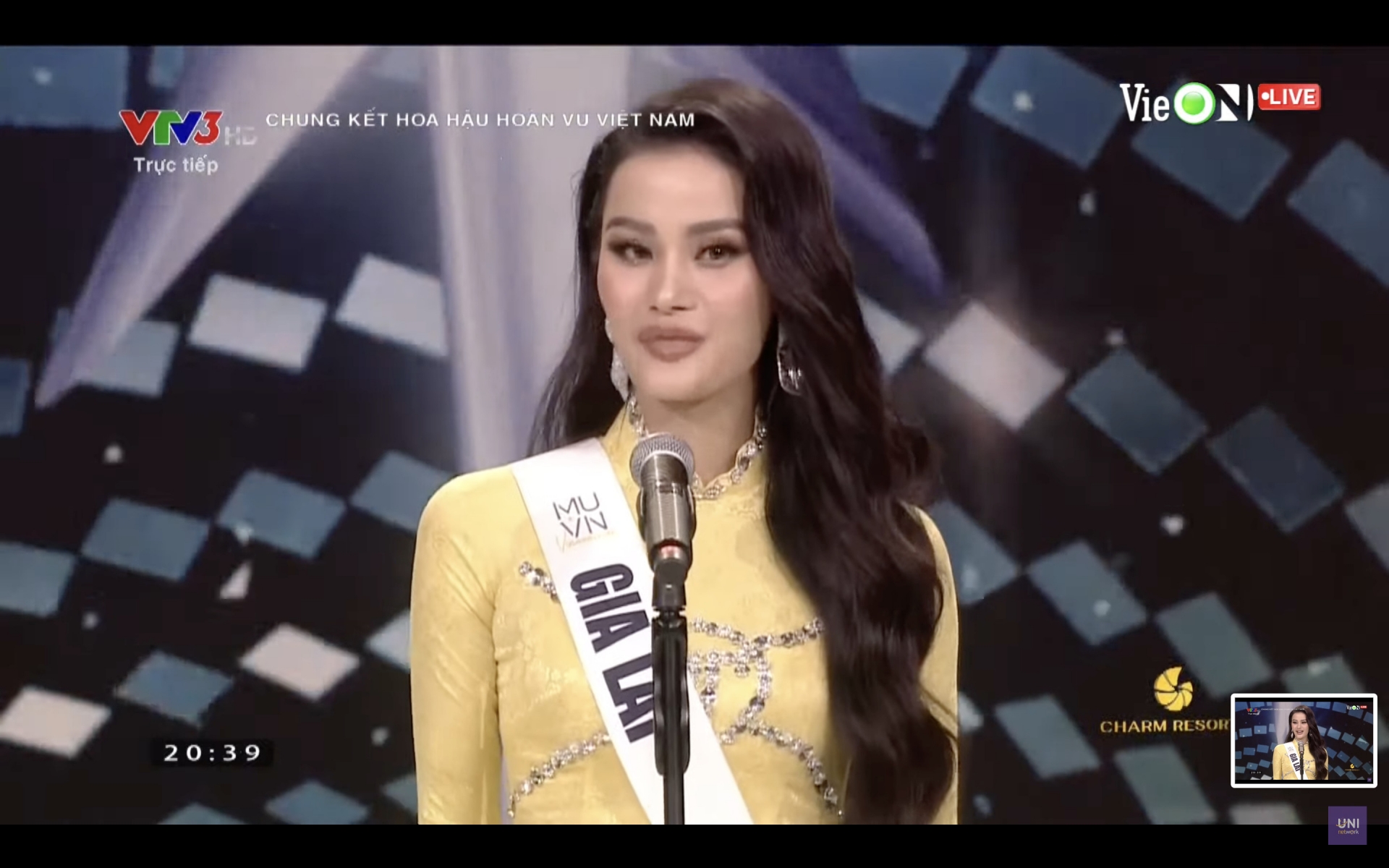 Trực tiếp Chung kết MUV 2022: Top 16 thuyết trình, Hương Ly và nhiều thí sin thuyết trình song ngữ  - Ảnh 1