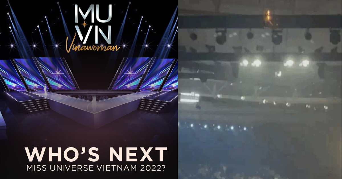 Chung kết Hoa hậu Hoàn vũ Việt Nam 2022 gặp sự cố chập cháy, liệu có bị trễ giờ dự kiến?