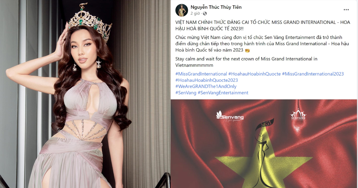 Việt Nam đăng cai Miss Grand International 2023