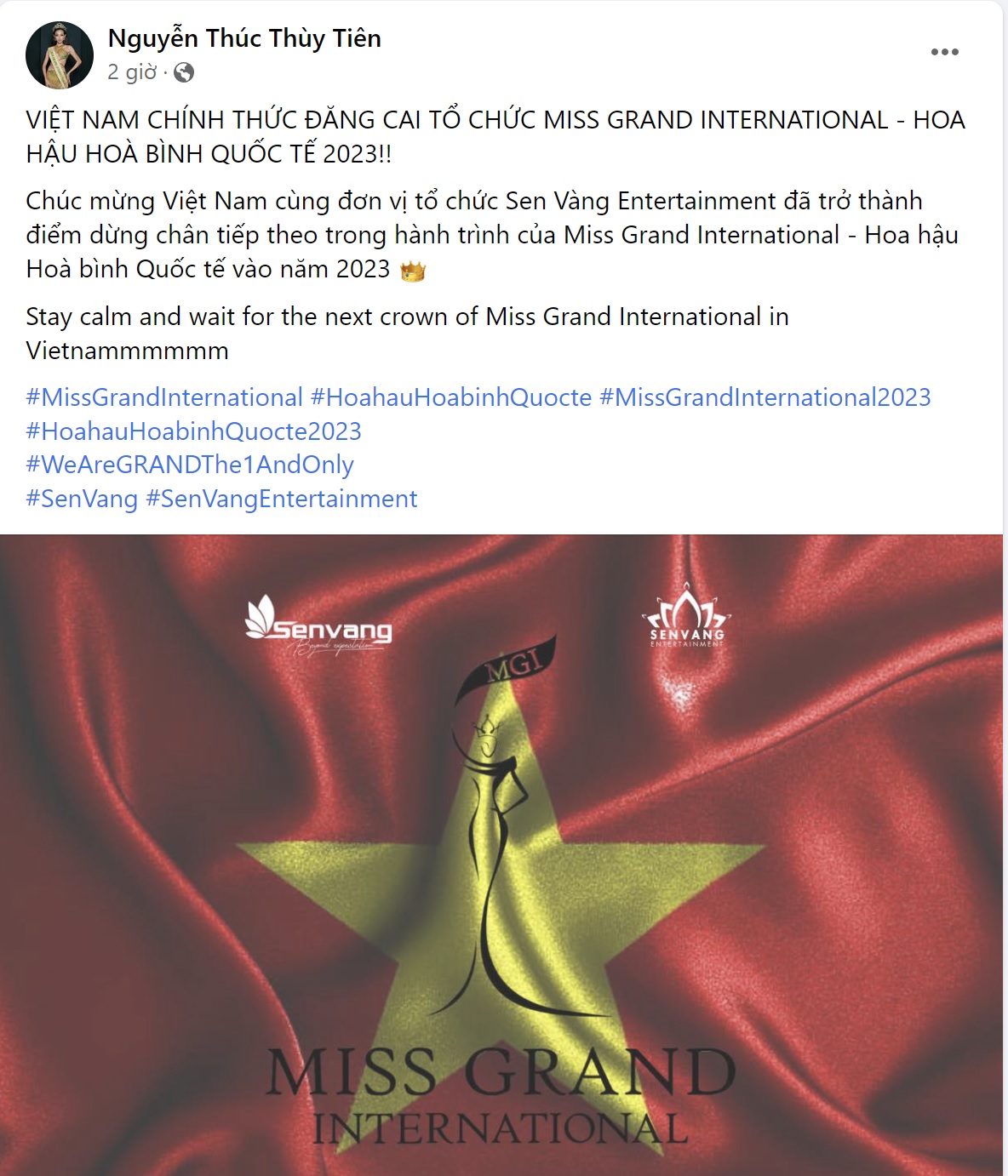 Sau thành công của Thùy Tiên, Việt Nam đăng cai Miss Grand International 2023 - Ảnh 3
