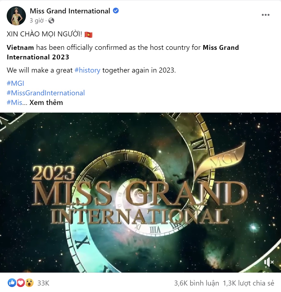 Sau thành công của Thùy Tiên, Việt Nam đăng cai Miss Grand International 2023 - Ảnh 1