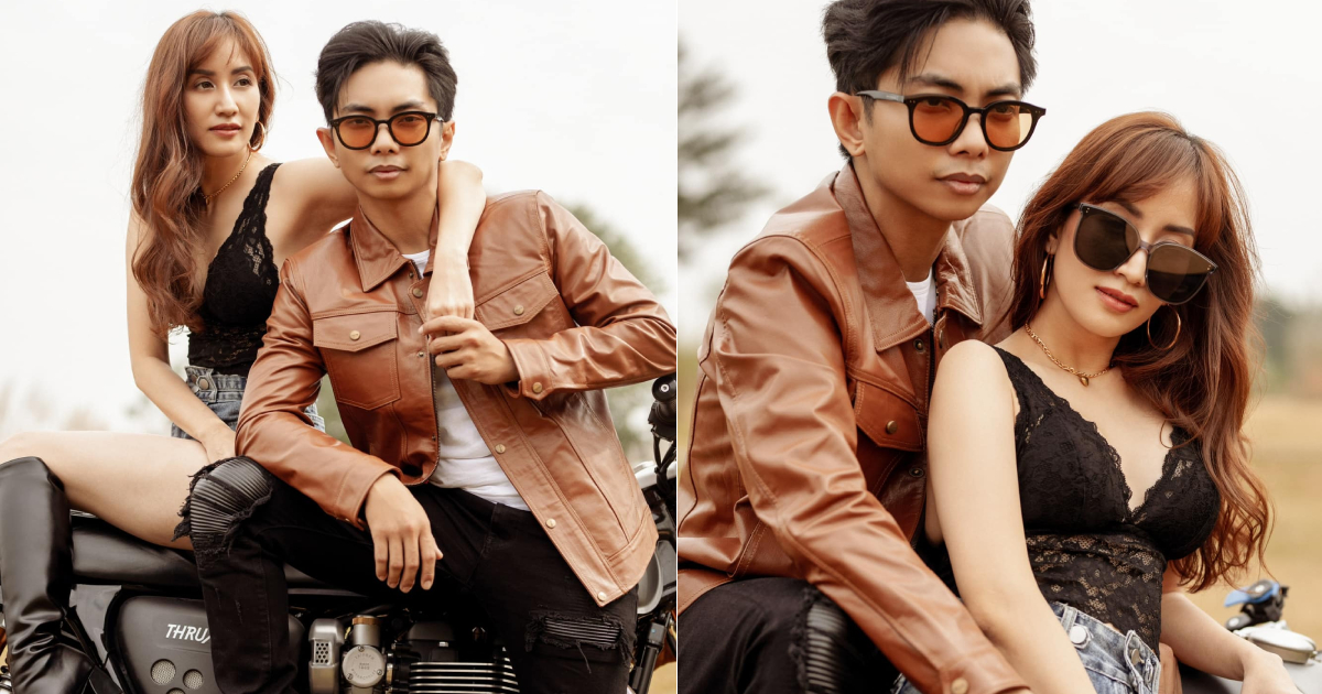 Khánh Thi mặc nội y, tạo dáng gợi cảm bên Phan Hiển