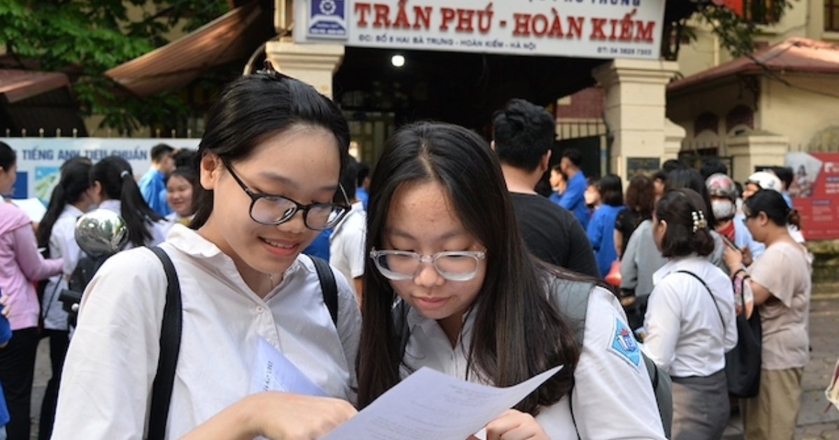 Điểm chuẩn vào 10 THPT của Hà Nội: Chu Văn An đứng top khối không chuyên, điểm chuẩn 43,25