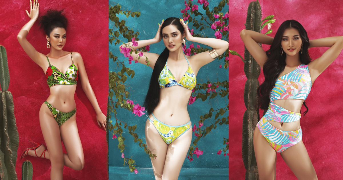 Ngắm trọn bộ ảnh áo tắm của dàn thí sinh Hoa hậu các dân tộc Việt Nam