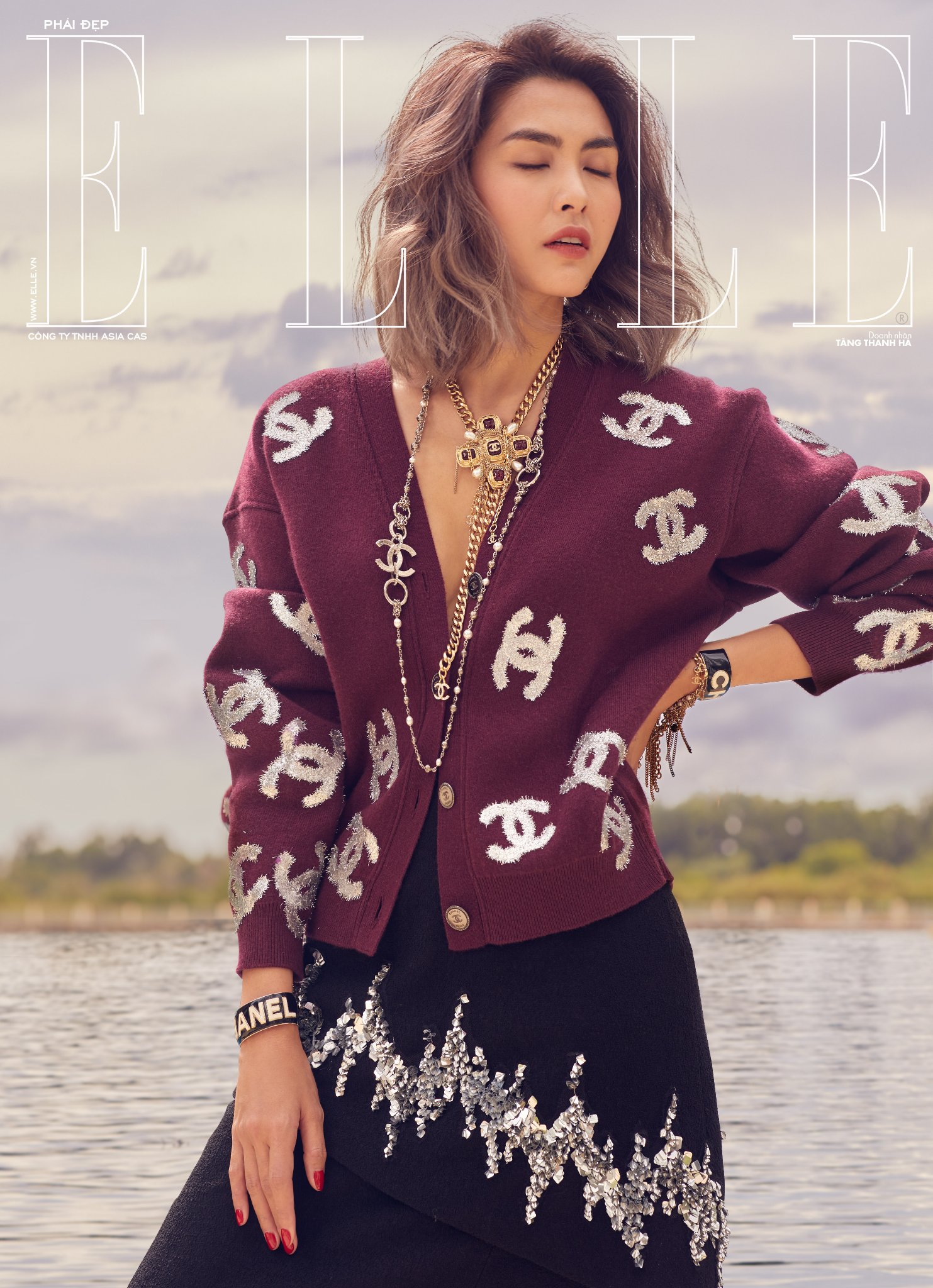 Hà Tắng lên bìa tạp chí sau 2 năm vắng bóng, 