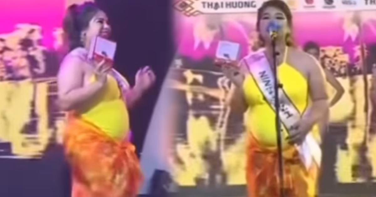 Thí sinh bầu 6 tháng vẫn tự tin thi áo tắm tại Hoa hậu doanh nhân Việt Nam