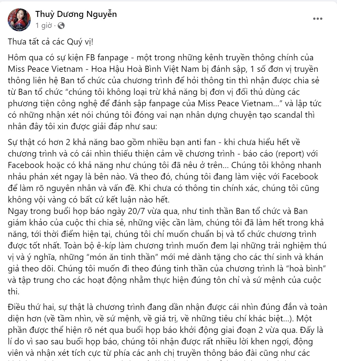 Cuộc thi Hoa hậu do H'Hen Niê làm đại sứ bức xúc vì bị chơi xấu - Ảnh 1