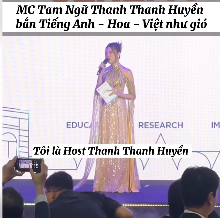MC Thanh Thanh Huyền mới học tiếng Trung được ba tháng, tự tin đi dẫn như người bản địa - Ảnh 1