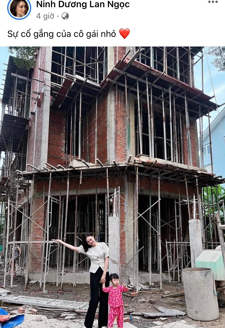Ninh Dương Lan Ngọc khoe biệt thự mặt tiền rộng rãi, dân mạng đua nhau vào 