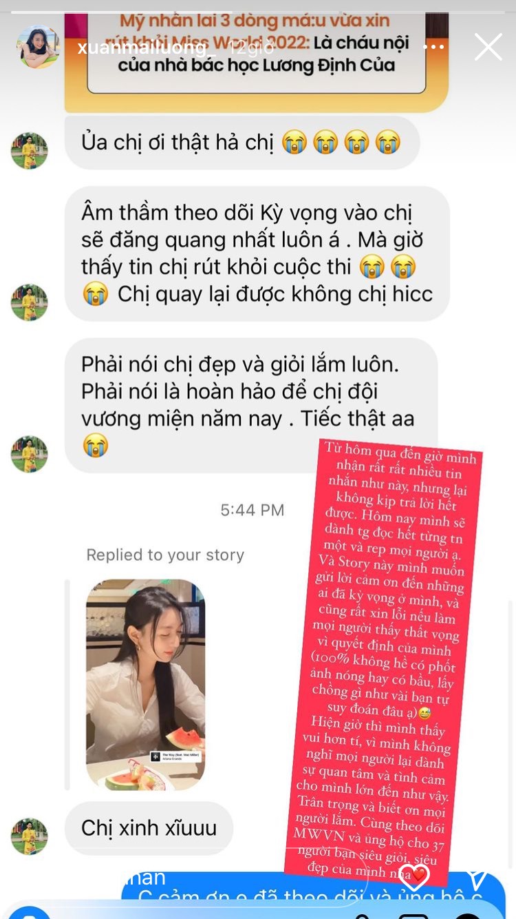 Lương Hồng Xuân Mai thoải mái nói về chuyện ảnh nóng, bầu bí hậu rời MW Việt Nam 2022 - Ảnh 1