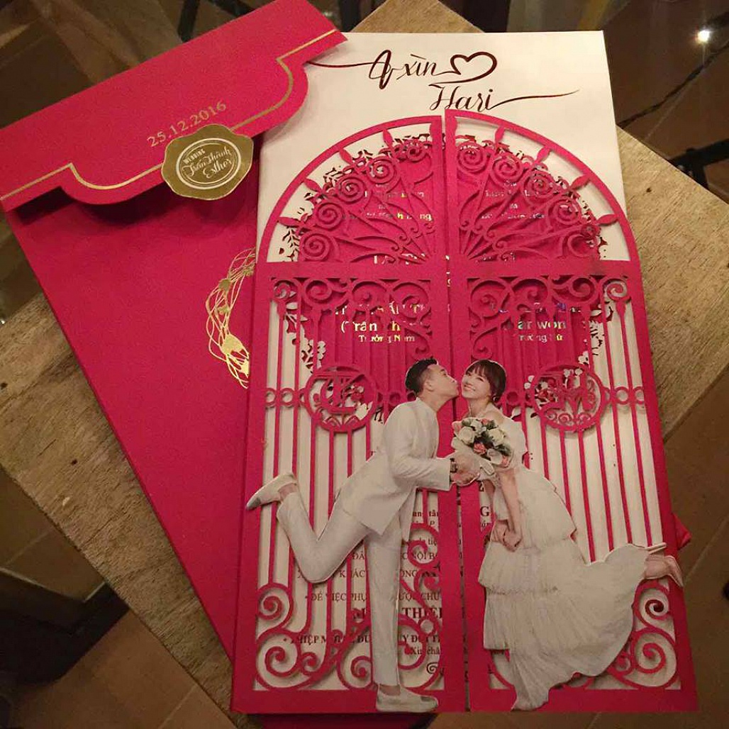 20+ mẫu thiệp cưới đẹp, sang trọng, hiện đại cho ngày trọng đại của bạn - Ảnh 1