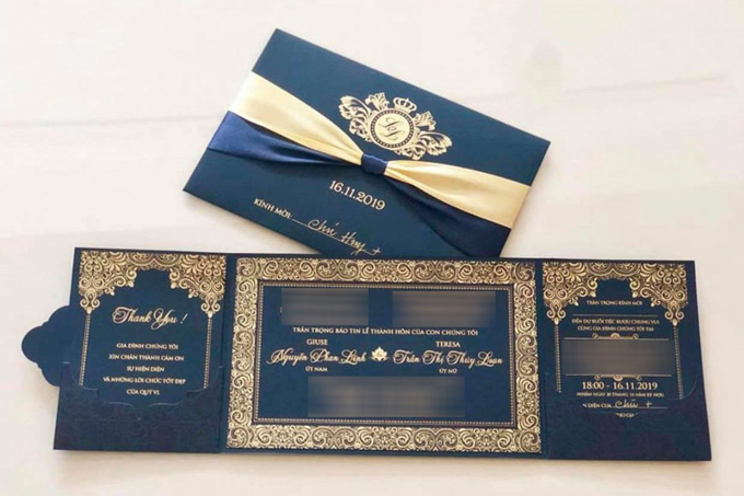 20+ mẫu thiệp cưới đẹp, sang trọng, hiện đại cho ngày trọng đại của bạn - Ảnh 1