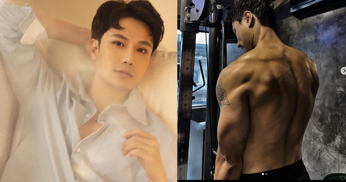 Thanh Sơn hiếm hoi khoe cơ bắp, bờ vai "Thái Bình Dương" khiến dân tình bấn loạn