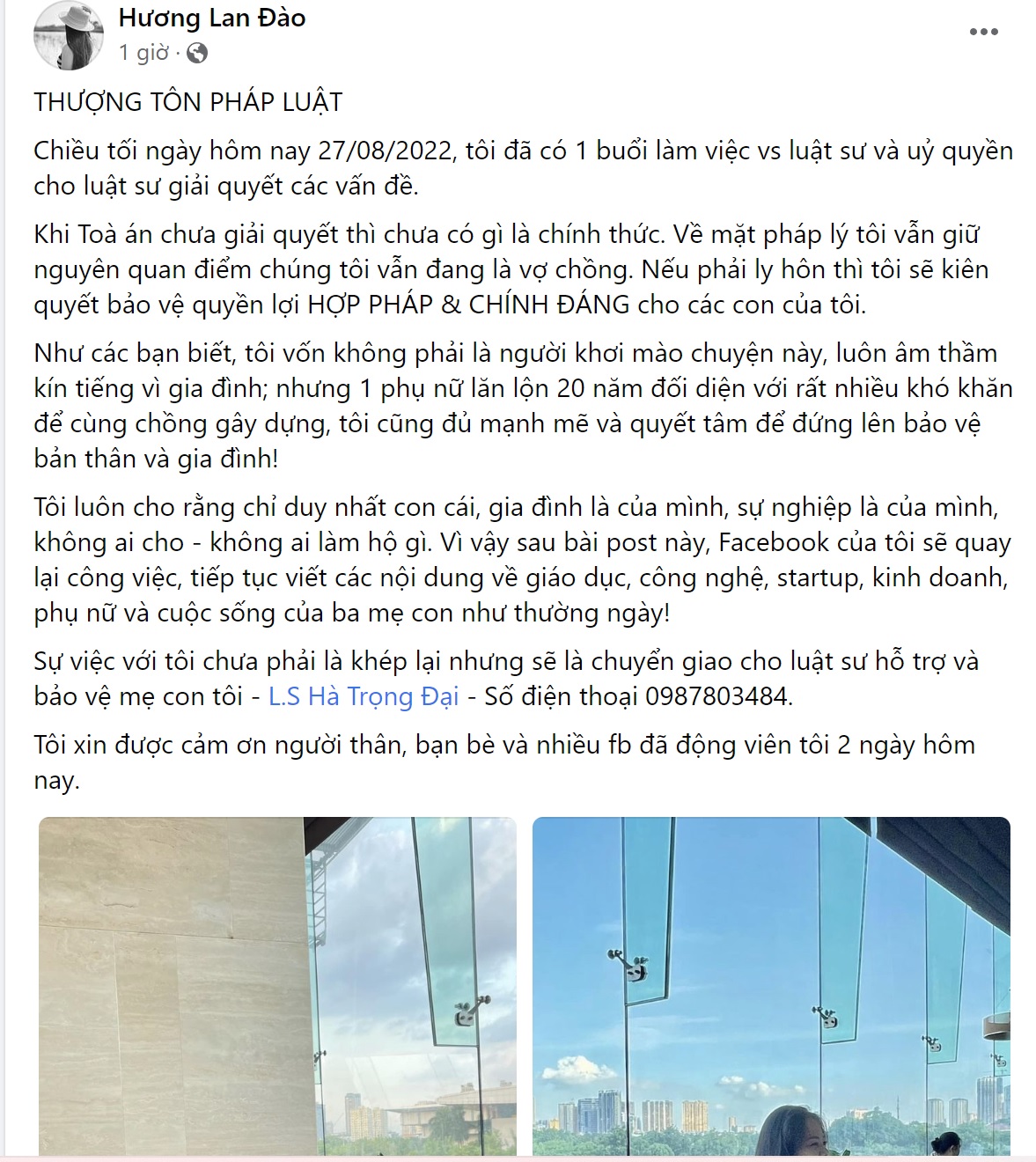 Vợ Shark Bình gặp luật sư, khẳng định sẽ bảo vệ quyền lợi của các con đến cùng - Ảnh 1