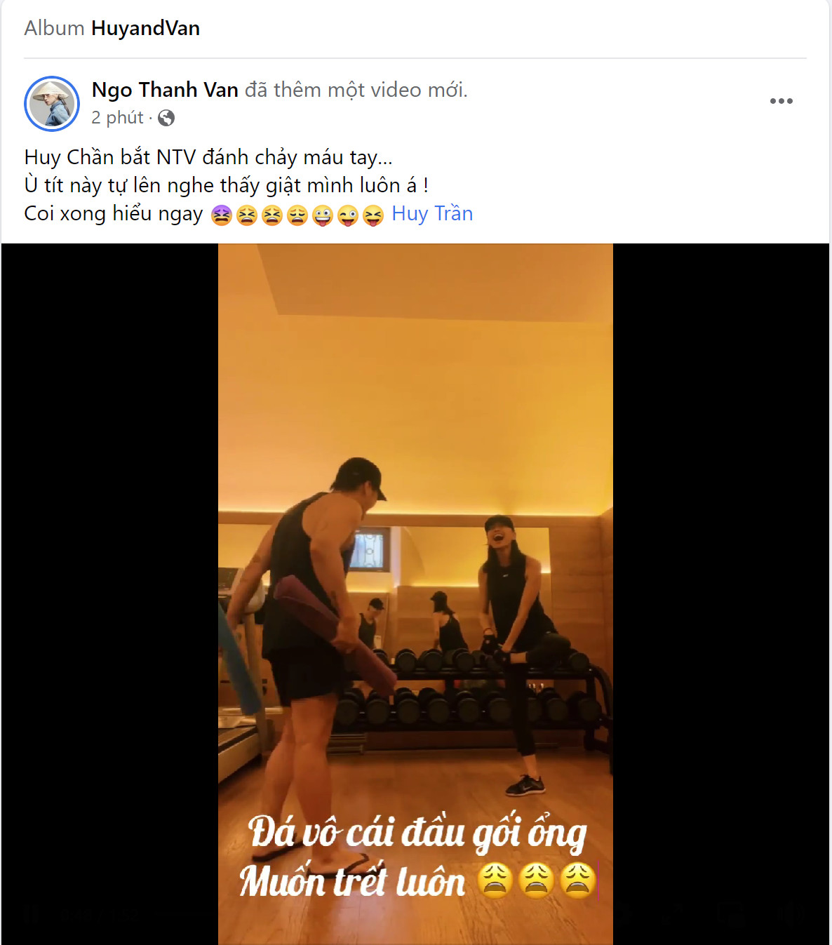 Giữa đêm, Ngô Thanh Vân lên mạng than thở: 