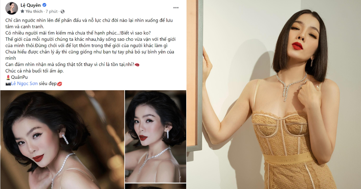 Bí quyết hạnh phúc tuổi trung niên của Lệ Quyên: Yêu trai trẻ không phải tip